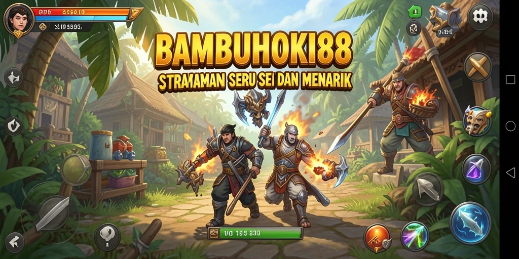 Tangkapan layar gameplay <strong>BAMBUHOKI88</strong> yang memukau dan penuh aksi.