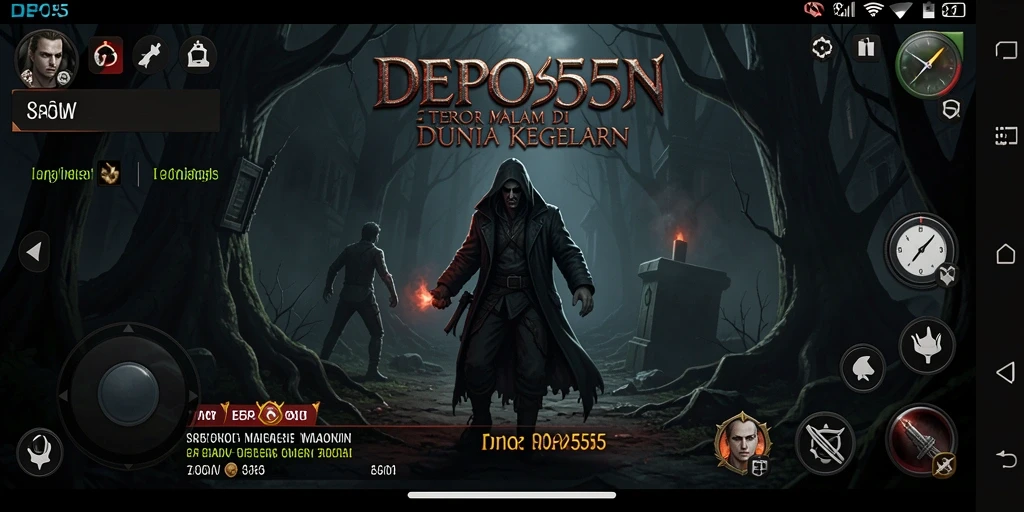 Screenshot menampilkan pengalaman gameplay menyeramkan dari DEPO555.