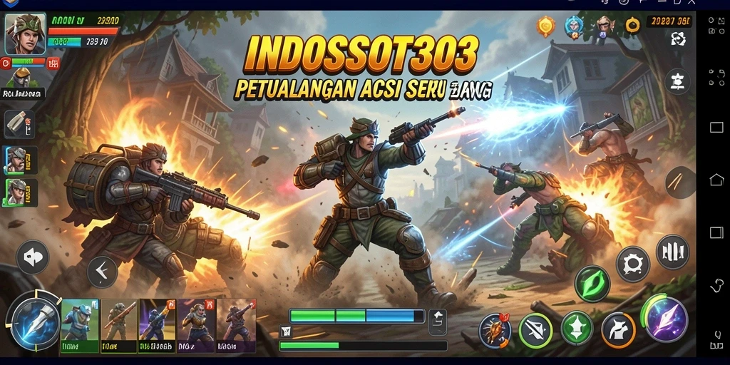 Tampilan gameplay mendebarkan dari INDOSLOT303 yang penuh aksi.