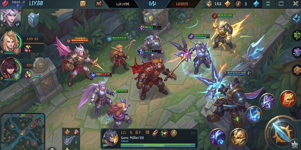 Gameplay seru LUXURY88 dengan pertarungan tim yang intens.
