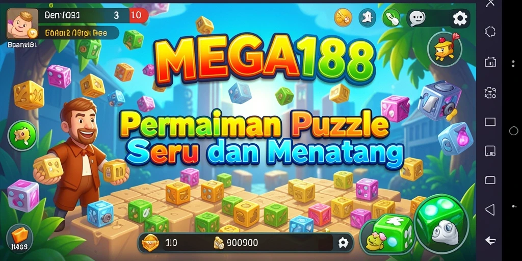 Screenshot gameplay MEGA188 yang menampilkan tantangan Puzzle menarik.