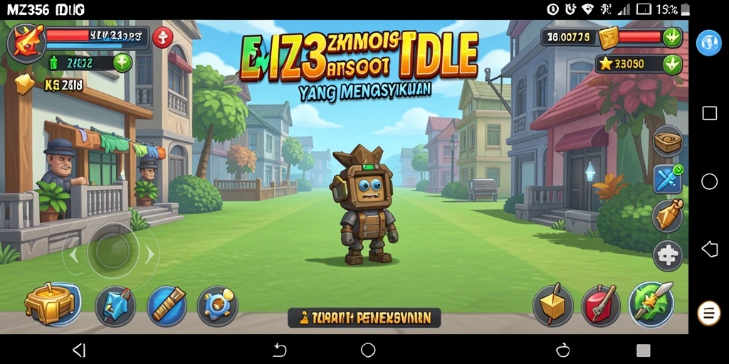 Tampilan screenshot MZ356 menampilkan aksi gameplay Idle yang menarik.