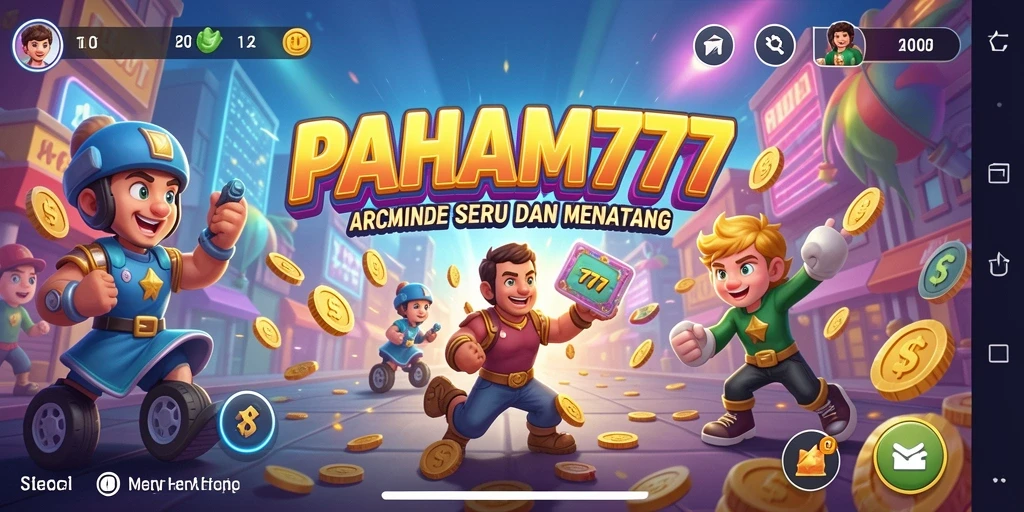 Tampilan menarik dari gameplay PAHAM777 yang mendebarkan.