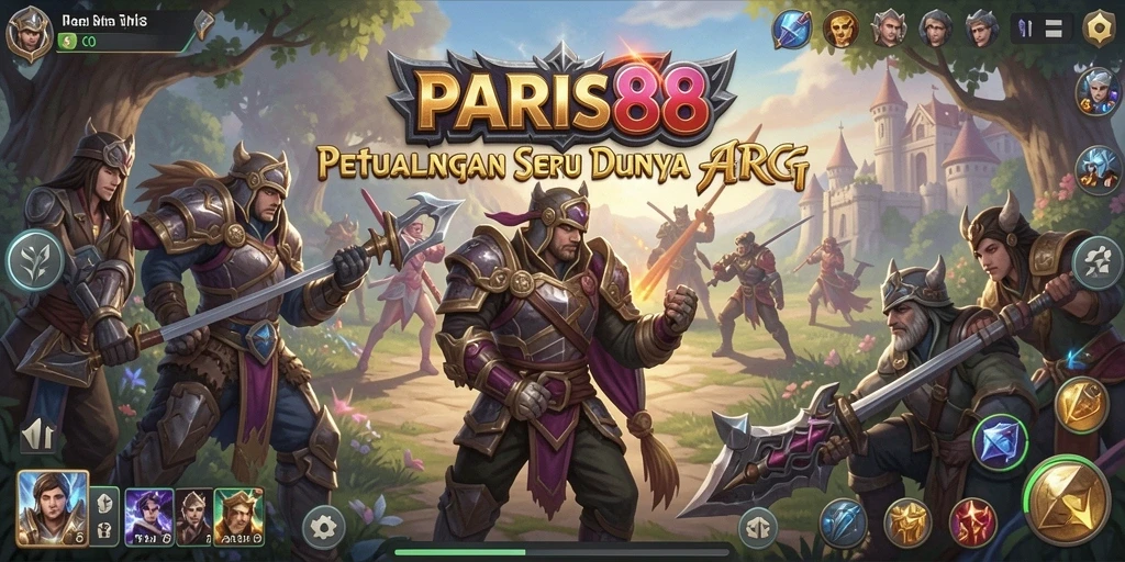 Tampilan menakjubkan dalam gameplay ARPG PARIS88