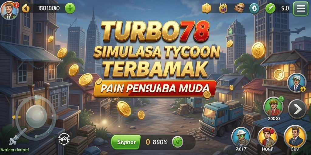 Tampilan utama TURBO78 menampilkan gameplay yang menarik dan menantang.